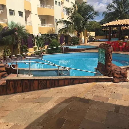 504 - Apartamento Caldas Novas, Com Bebidas Liberadas No Parque Aquatico E Internet Banda Larga No Ap, Wi-Fi, Proximo Ao Shopping Singapura Exterior foto